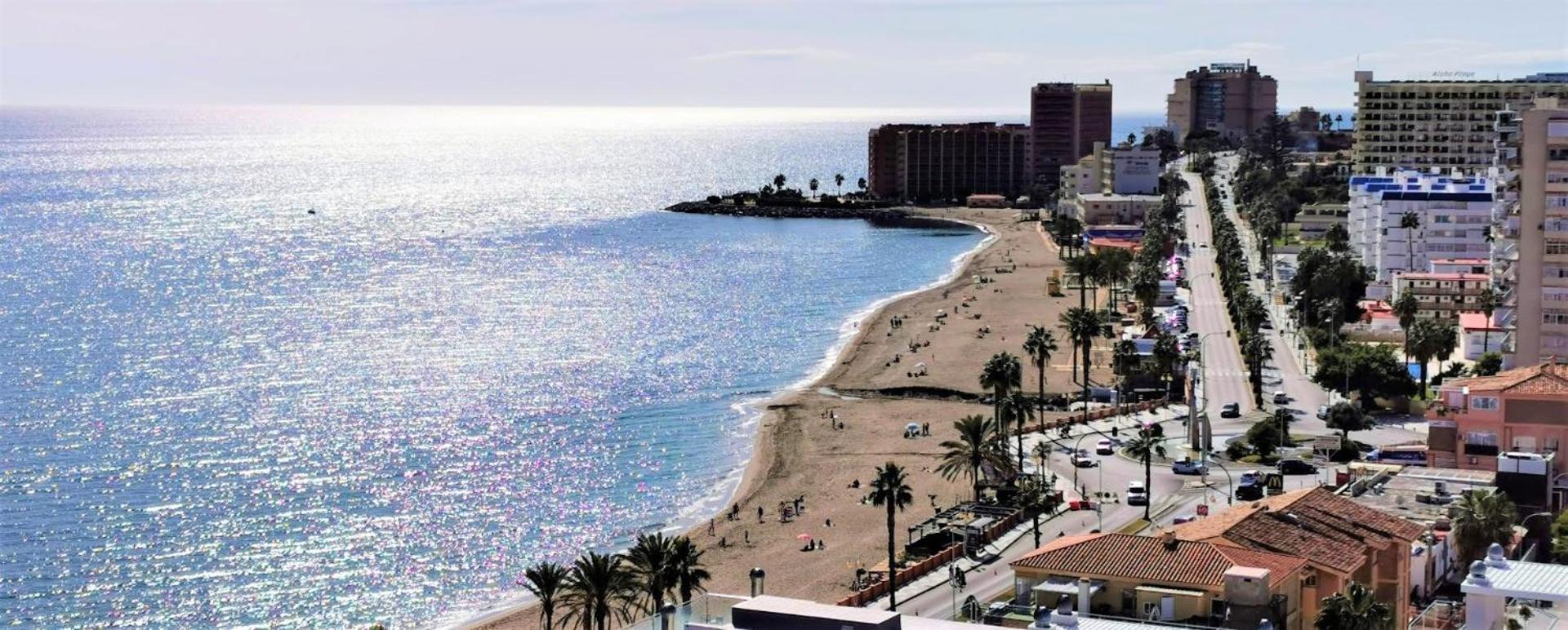 Benalmadena Front Line Sea View 1 Bedroom Large Apartment Esterno foto